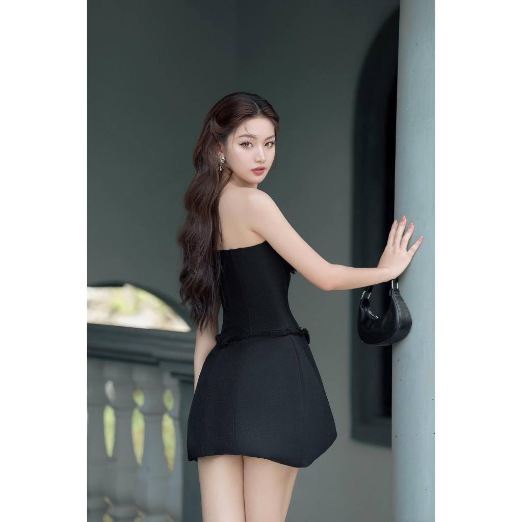 Tipblu - Đầm Cúp Ngực Crystal Corset Dress