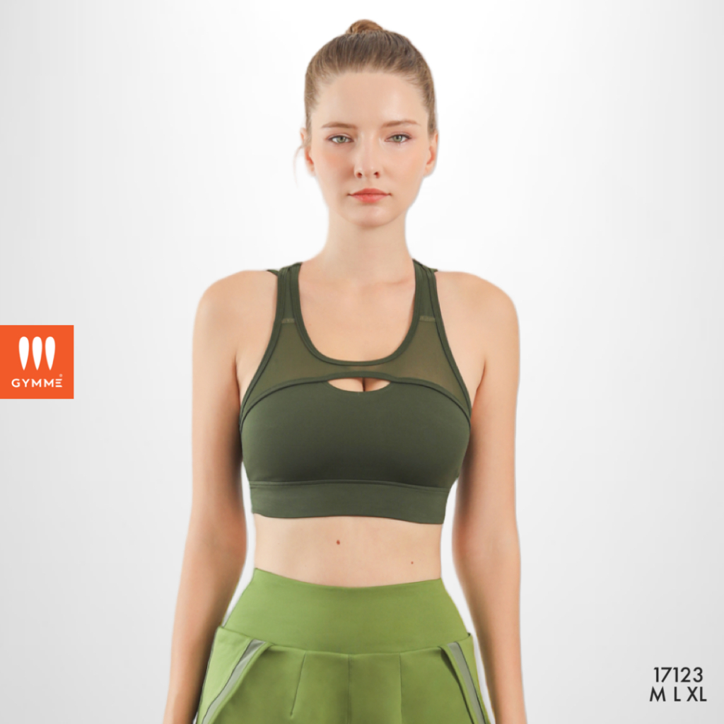 Áo tập gym nữ yoga aerobic croptop thể thao sport bra gymme-17123