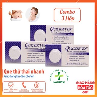  Combo 3 que thử thai Quickseven Che tên khi giao - test thử thai nhanh tại nhà,2 vạch sớm nhanh 