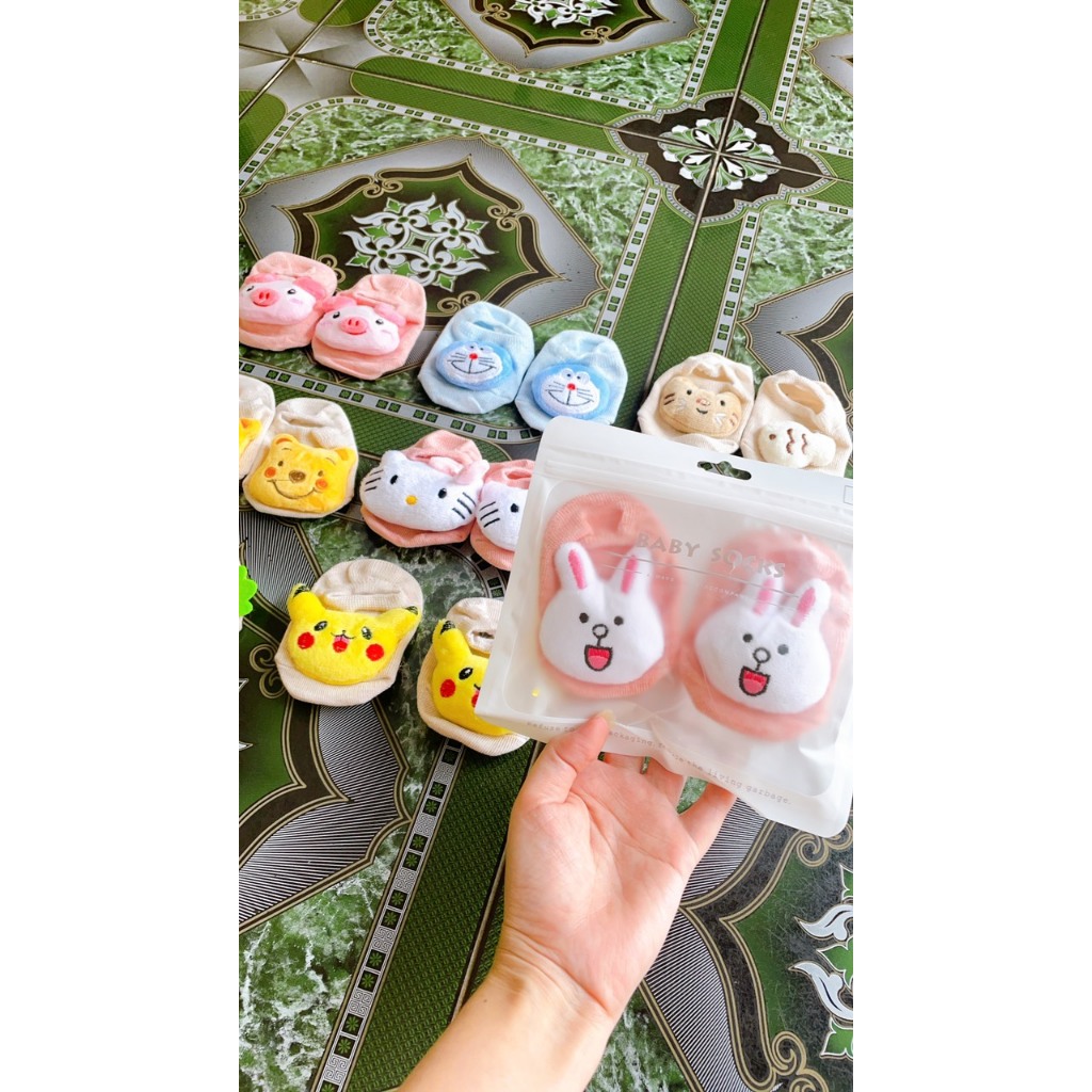 Tất thú chống trơn trượt cho bé