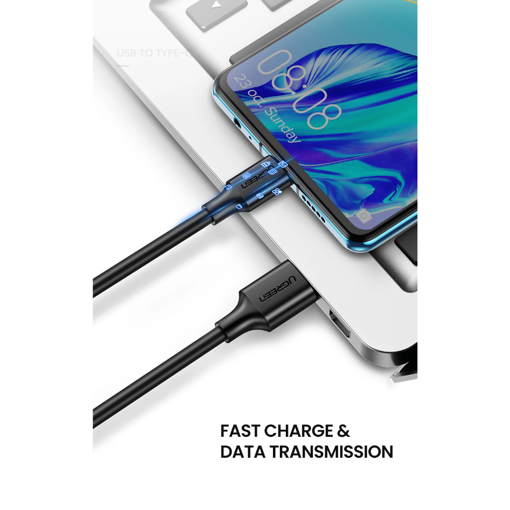 Cáp USB Type C to USB 3.0 Ugreen 20881 20882 20883 20884 US184 dài 0,5m 1m 1,5m 2m