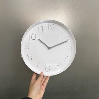 Đồng Hồ Nhựa Tròn Treo Tường Không Kim Giây, Đồng Hồ Decor Trang Trí Nhà, Phòng Khách, Phòng Ngủ