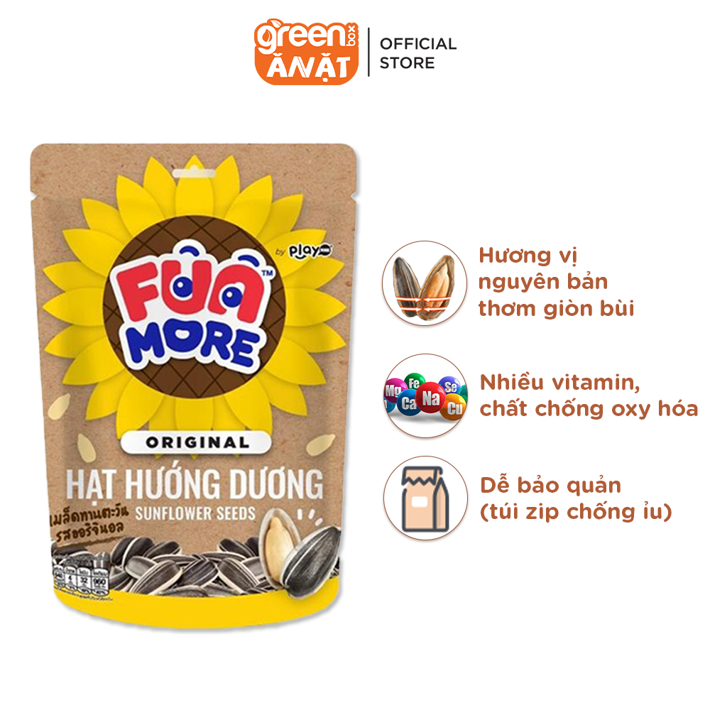 Hạt hướng dương hương vị truyền thống Funmore nhập khẩu Thái Lan 130g không màu nguyên vị