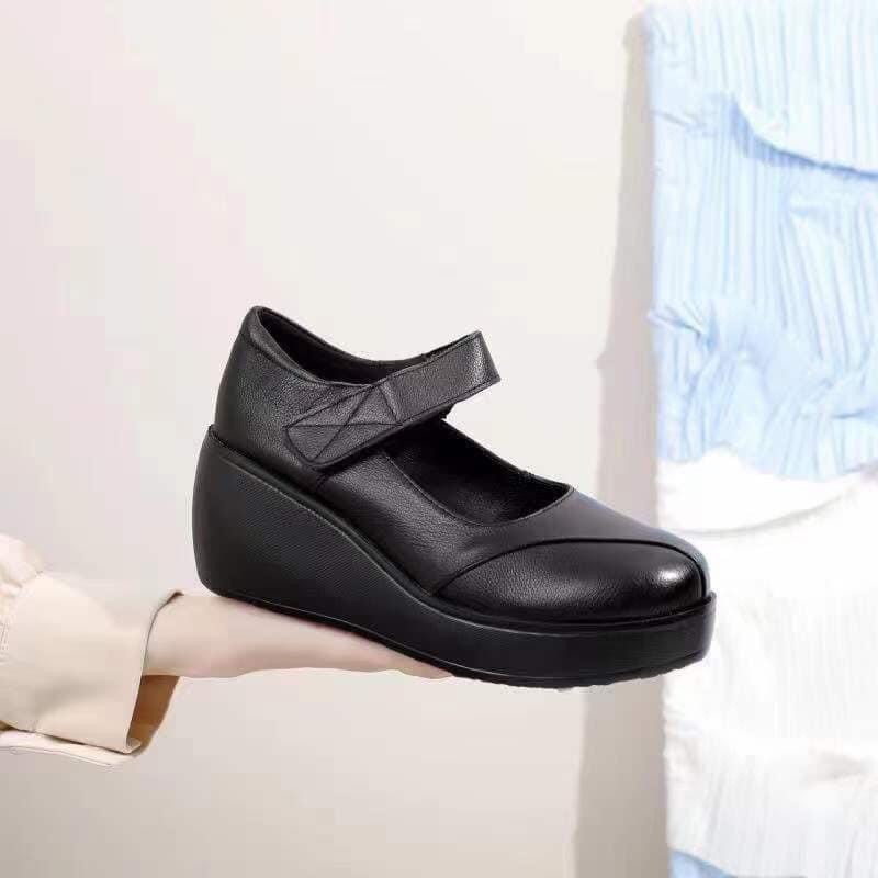 Giầy Nữ Đế Xuồng Da Thật Hàng QCCC