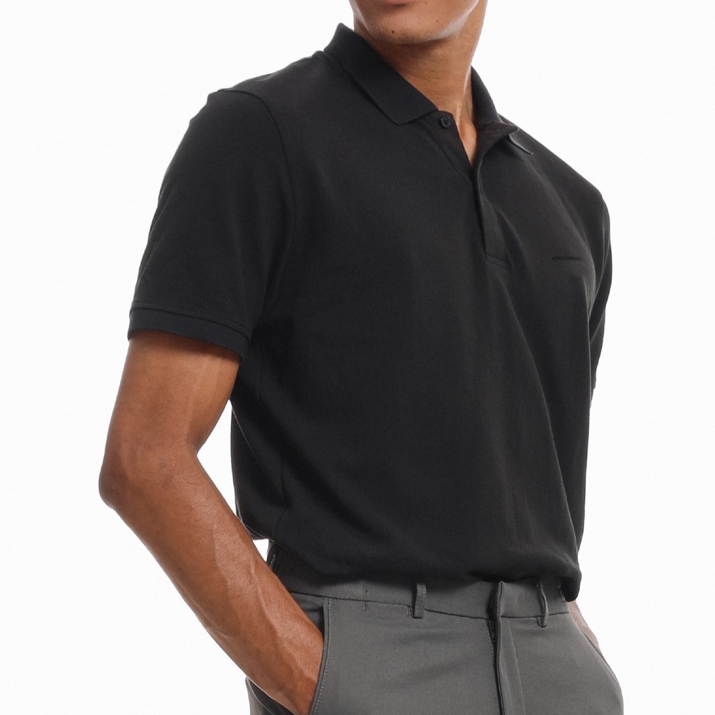 Áo polo nam tay ngắn Polo Premium Basics ICDN Logo Printed LSS22 chất Cotton thấm hút tốt thanh lịch - PLID0077