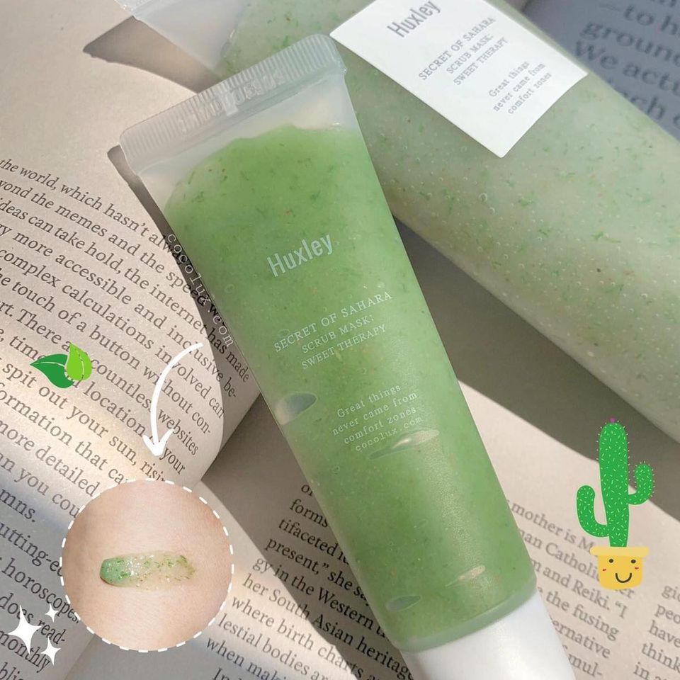Mặt Nạ Tẩy Tế Bào Chết Chiết Xuất Xương Rồng Huxley Scrub Mask Sweet Therapy
