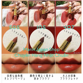 (Chuẩn store Nhật)Son Lì Cezanne nội địa đỏ cam, đỏ cherry Nhật Bản