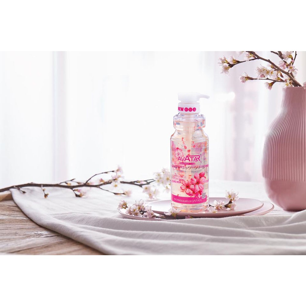 Gel Tắm Avatar Jojoba Dạng Bông Hoa Thơm Mịn Da 900ml