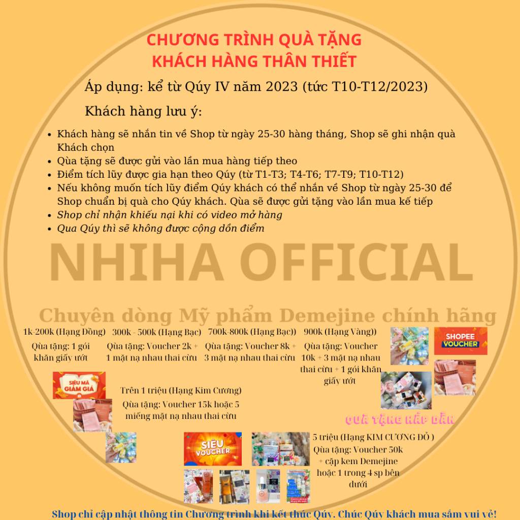 Combo kem demejine ngày đêm và serum demejine