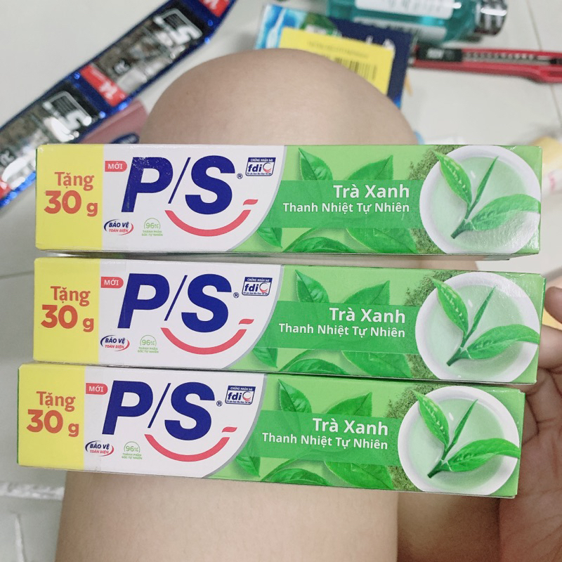 Kem đánh răng P/S Trà Xanh 30g/hộp-Hàng Tặng