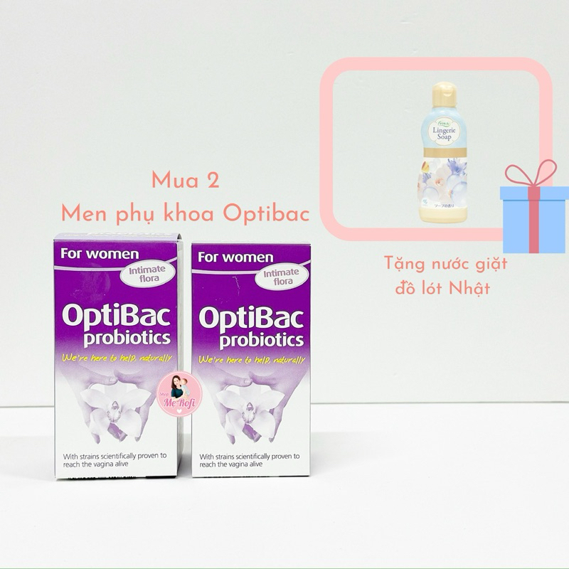 Mua 2 tặng 1 nước giặt đồ Nhật  Men Vi Sinh Optibac Probiotics Dành Cho