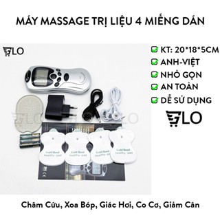 Máy Massage Trị Liệu 4 Miếng Dán EMS Dòng Cao Cấp Digital Therapy Machine SYK-208