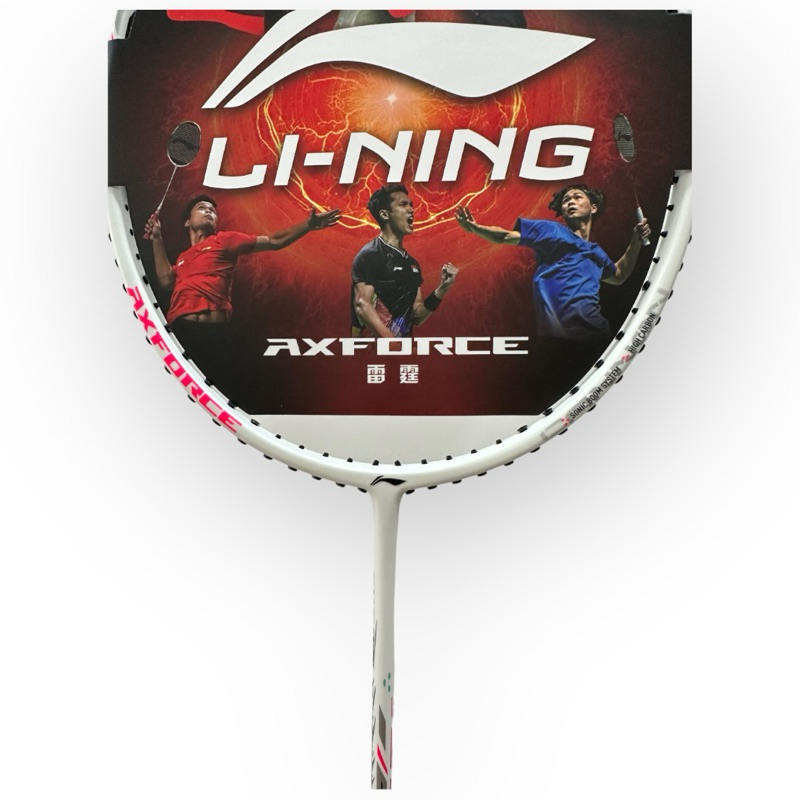 Lining Axforce cannon trắng thuần khiết/ Dòng chuyên công dành cho người mới chơi