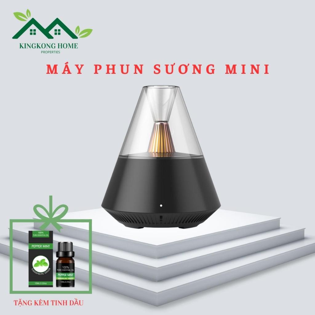 Máy phun sương tạo độ ẩm, khuyếch tán tinh dầu KingKong Home, tạo hương thơm dễ chịu trong phòng ngủ em bé