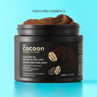 Tẩy Da Chết Cocoon Dak Lak Coffee Body Polish Từ Cà Phê Đak Lak[ 1 Hộp 200ml]