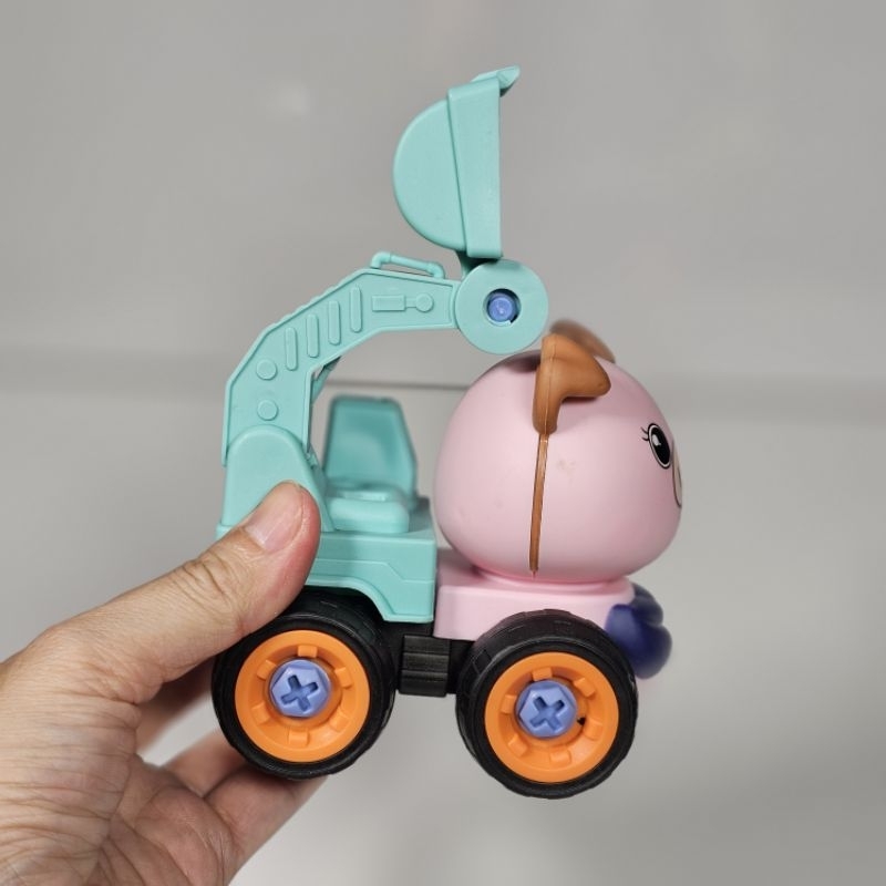 Xe đồ chơi công trình mini tháo lắp kute chk bé