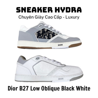 Giày thể thao nam nữ Dior B27 Xám, Trắng Luxury