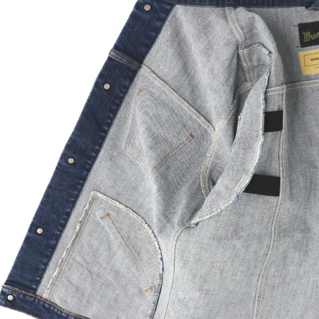 Áo Khoác Bò Nam Nữ S11 Form Rộng, Áo Jean Xanh Đen Phong Cách Trẻ Trung