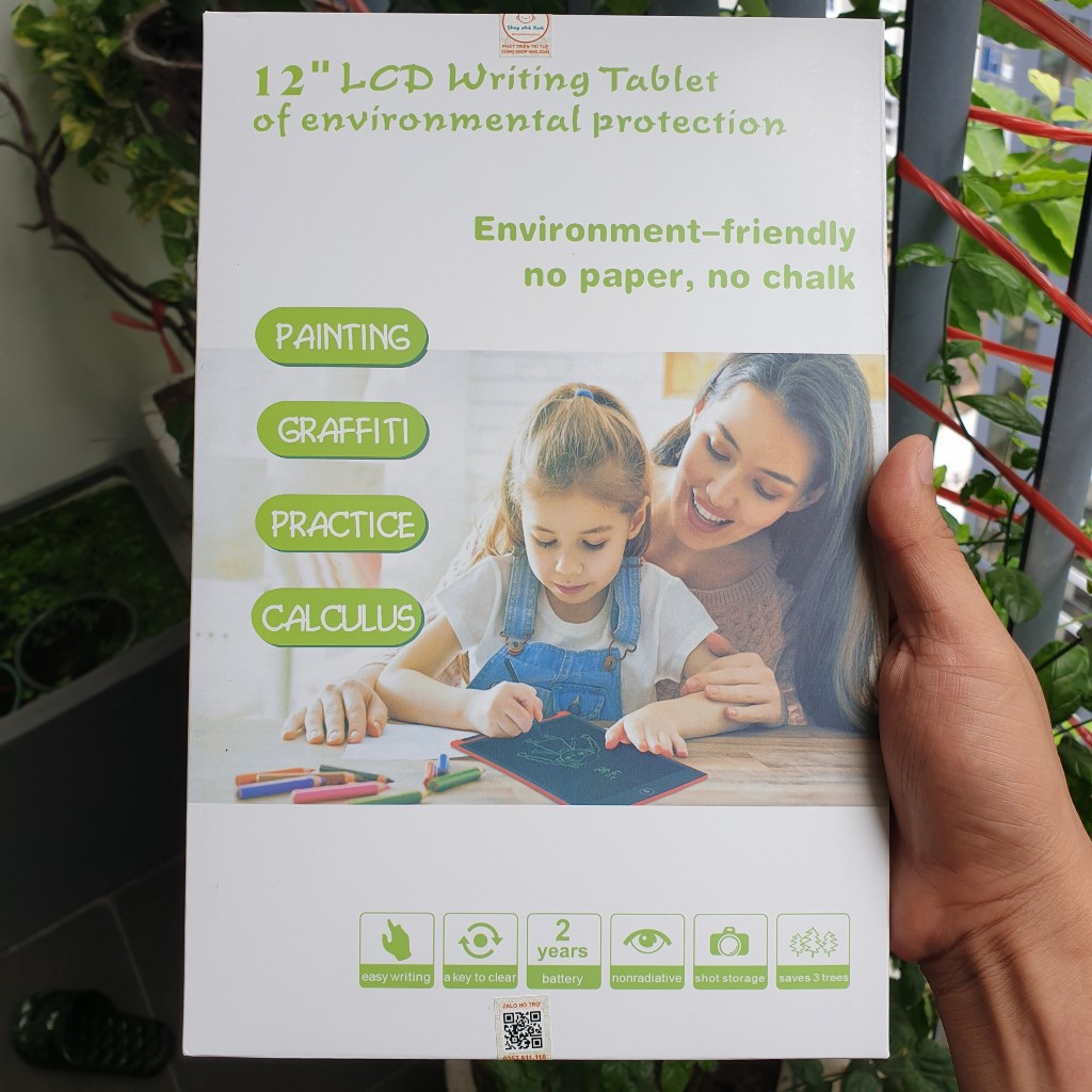 Bảng tự xoá thông minh cho bé, Bảng viết điện tử 12inch, 10inch, 8.5inch Màn hình đa sắc, Bảng vẽ điện tử Shop Nhà Xoài