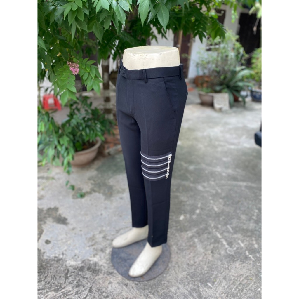 Quần Âu Thom Viền Khóa