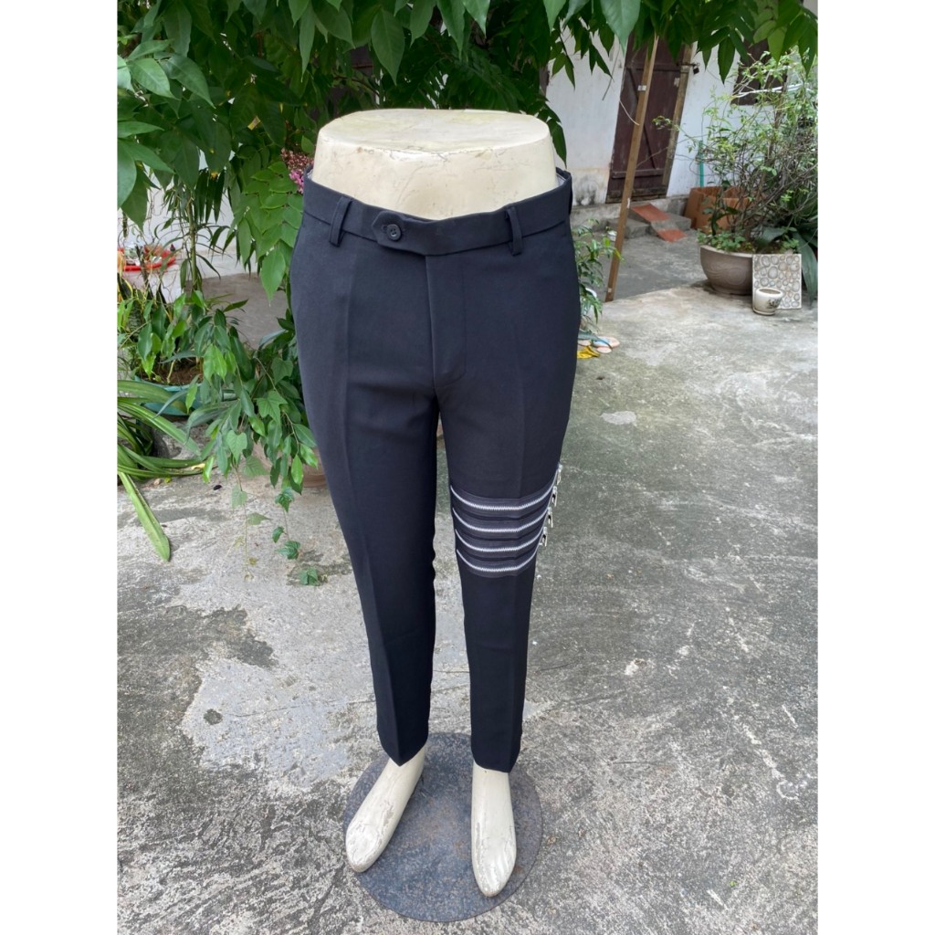 Quần Âu Thom Viền Khóa