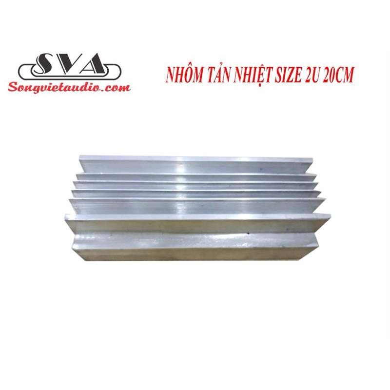 NHÔM TẢN NHIỆT 2u Dài 30cm - Miếng