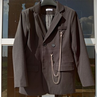 Áo blazer trắng sữa ( ảnh thật ) ( còn màu đen )