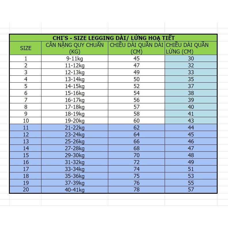 SET 5 LEGGING DÀI/ QUẦN DÀI HỌA TIẾT THUN COTTON 4 CHIỀU CHO BÉ GÁI
