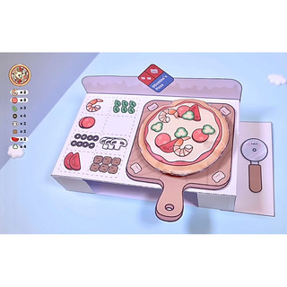 Tranh tương tác Tiệm bánh Pizza - Búp bê giấy