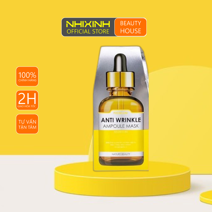 Mặt Nạ Tinh Chất Tế Bào Gốc Nature Beauty Ampoule Mask Hàn Quốc