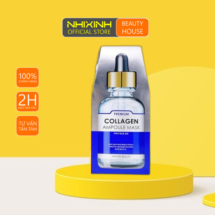 Mặt Nạ Tinh Chất Tế Bào Gốc Nature Beauty Ampoule Mask Hàn Quốc