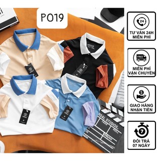 Áo Polo nam, Polo Nam Viền Cổ thanh lịch vải cá sấu Cotton cao cấp thoáng mát chuẩn form M27