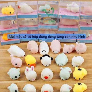 Bộ 5 Con Đồ Chơi Squishy Mochi Hình Thú Cực Dễ Thương - LICLAC