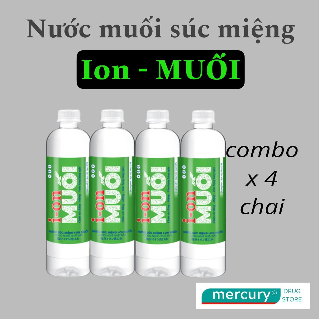 Nước súc miệng ion Muối hương biển 680ml