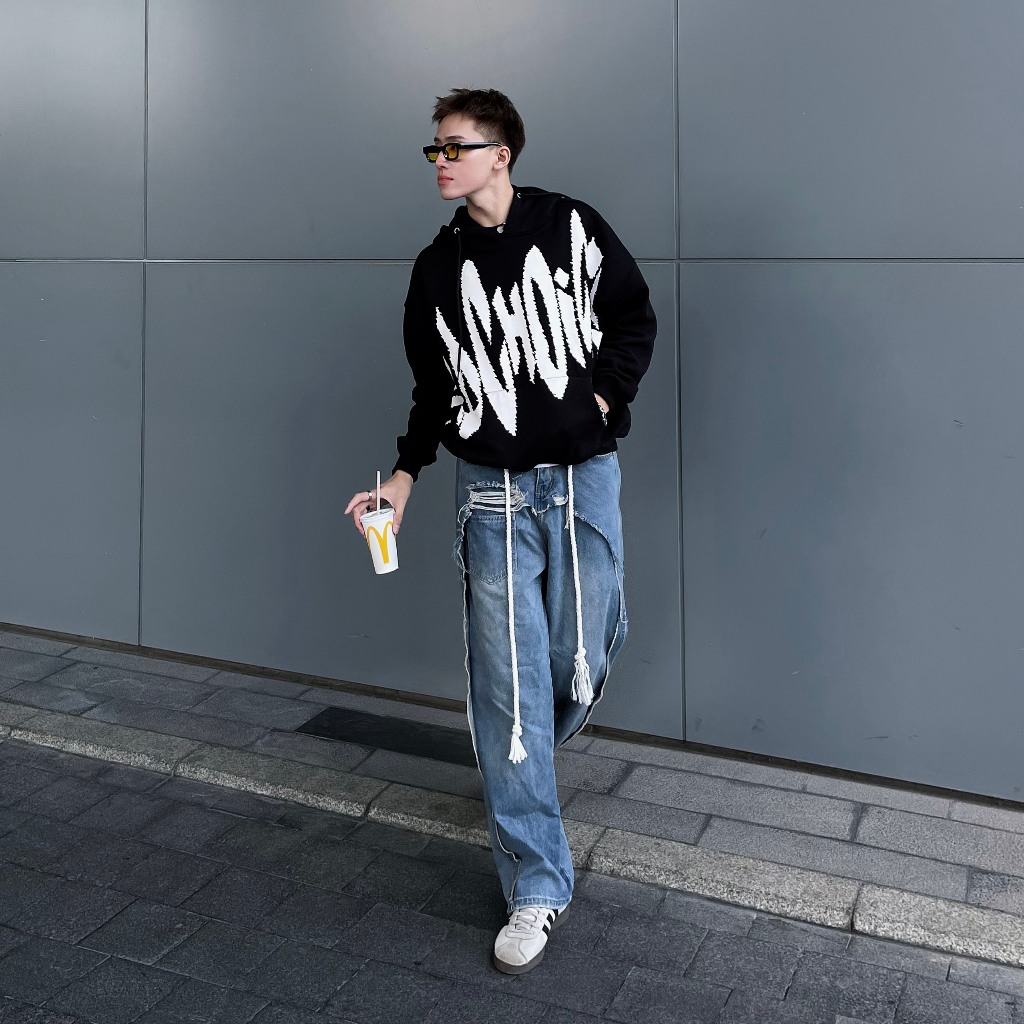 Bad Choices | Quần Jean thụng Dài rách mã 08