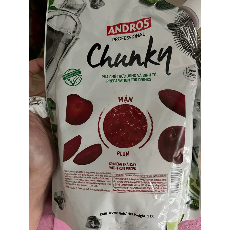Mứt trái cây pha chế Chunky Mận - Plum