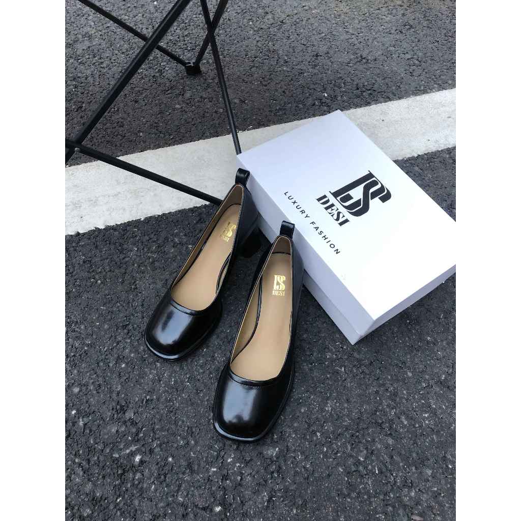 Giày Búp Bê Đế Vuông 6 Phân Thời Trang DESI 2360-3