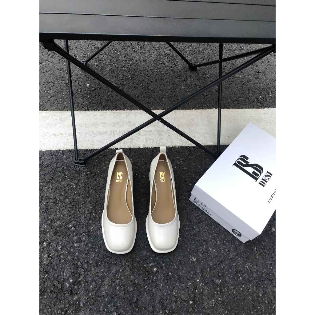 Giày Búp Bê Đế Vuông 6 Phân Thời Trang DESI 2360-3