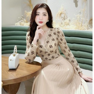 Set Đầm Thiết Kế MAY CH115 Màu Nâu Tây Sáng Da - Set Váy Thiết Kế Sang Trọng Chuẩn MAY