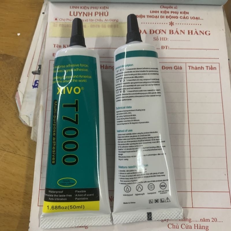 Keo dán màn hình B7000 T7000 E8000 15ML 50ML