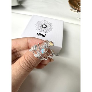 Nhẫn bạc "moon fish" s925 the mind