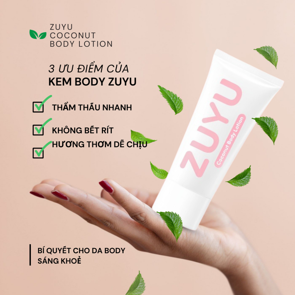 Tuýp Kem Body ZuYu Dưỡng Trắng Da 200gram