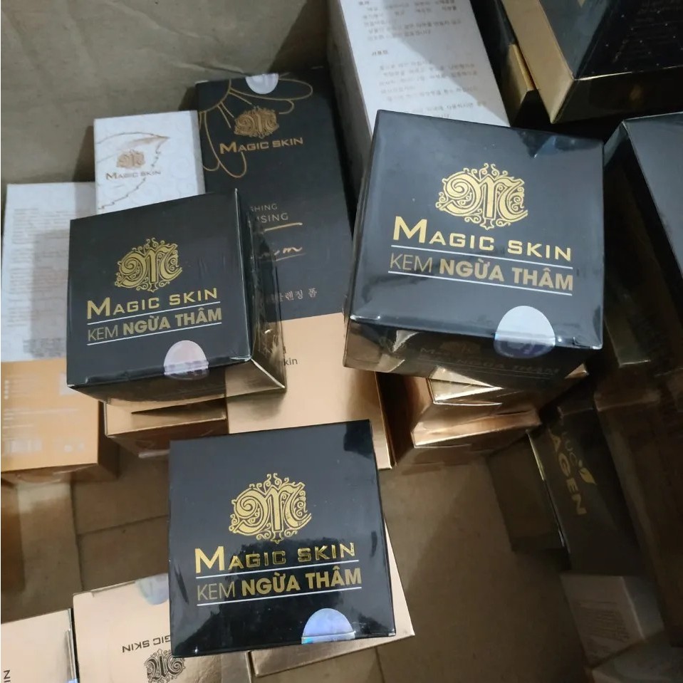Kem làm mờ Sẹo Thâm, Cao nghệ ngừa sẹo thâm Magic Skin