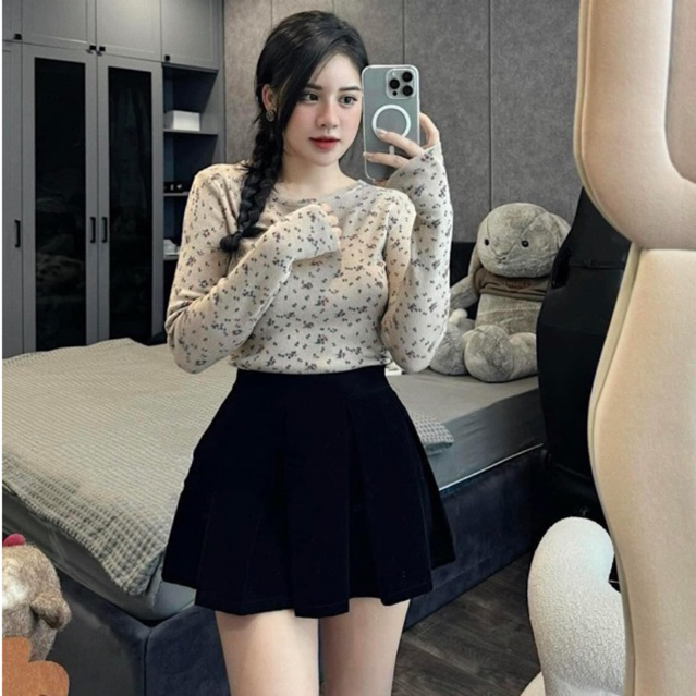 ÁO LEN THUN TĂM HOA NHÍ KAB SIÊU HOT