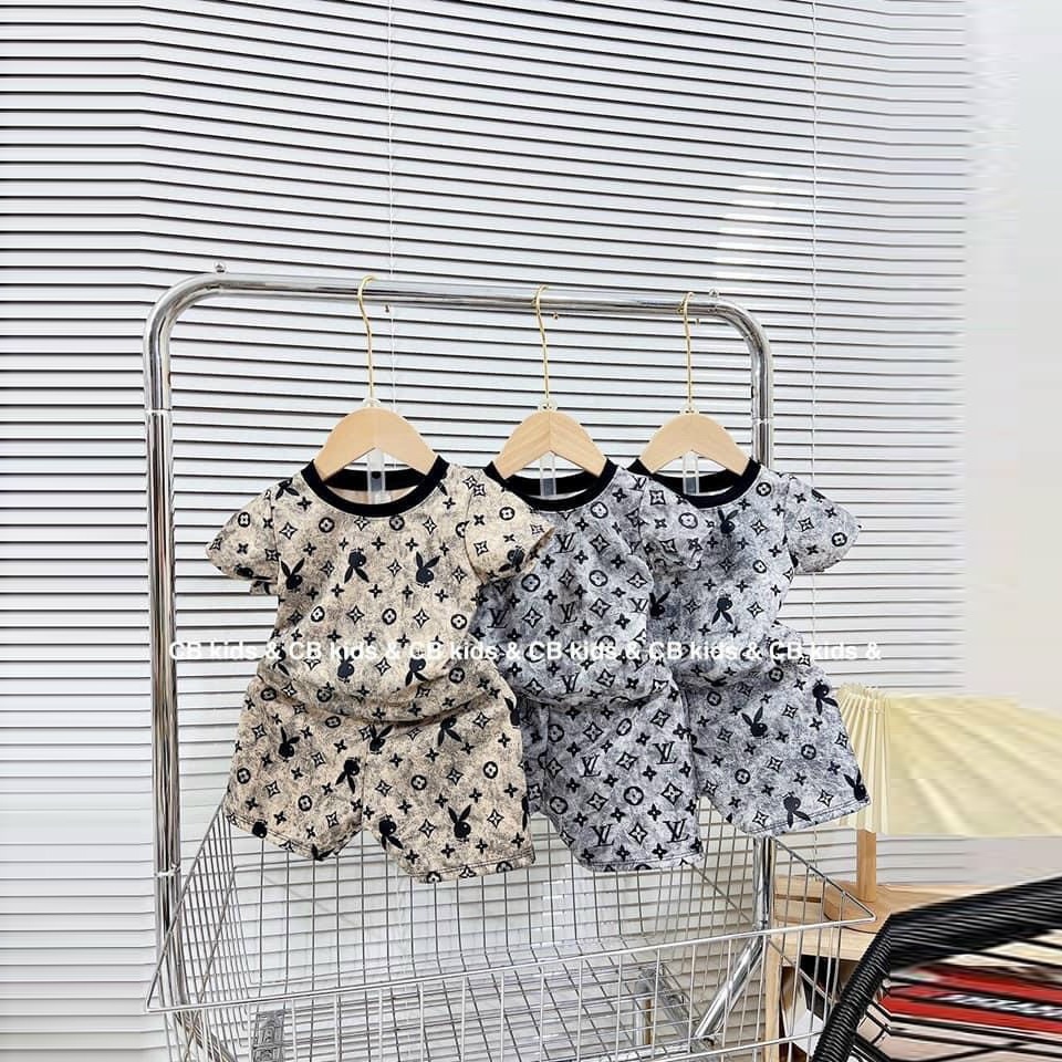 Set bộ cho bé trai chất liệu thun mịn, mát, phong cách siêu hot, siêu chất cho bé