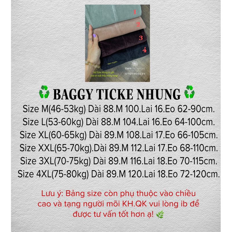 Quần TICKE NHUNG_ vải xuất dư co giãn mát