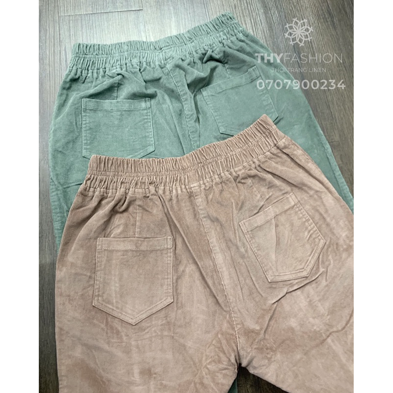 Quần TICKE NHUNG_ vải xuất dư co giãn mát