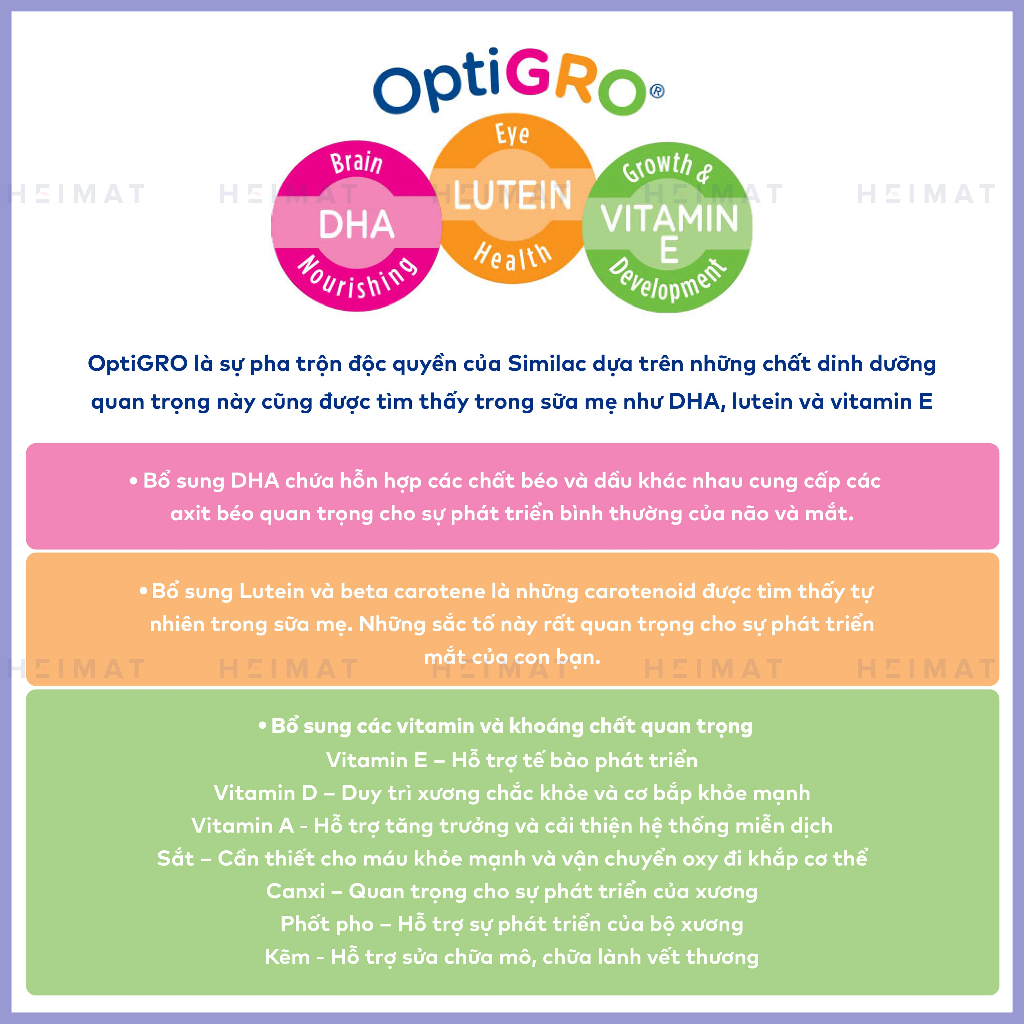 - Similac Total Comfort - Dễ tiêu hóa, Cung cấp dinh dưỡng hoàn chỉnh, Bổ sung phát triển lợi khuẩn.