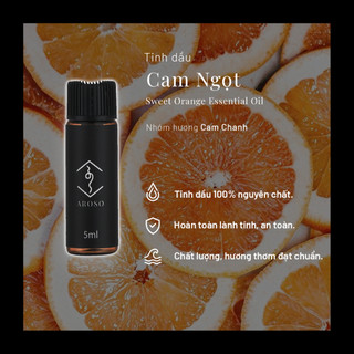 Tinh dầu Cam Ngọt | Tinh dầu thiên nhiên | Xông thơm phòng | Làm nến thơm | Thư Giãn Tâm Trí
