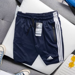 Quần short ba sọc nam - quần đùi thể thao nam với logo thêu sắc nét QS13